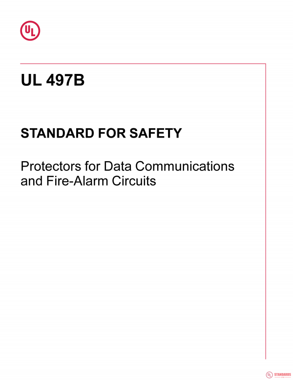 UL 497B PDF UL 497B PDF